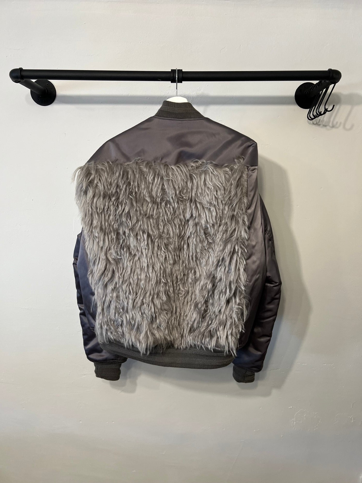 Walter Van Beirendonck Bomber with back fur