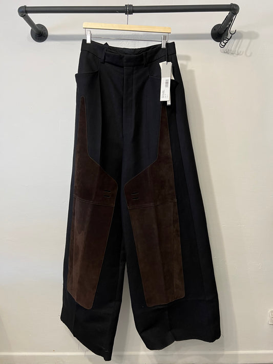 Rick Owens Larry Oversized Wide leg Trousers