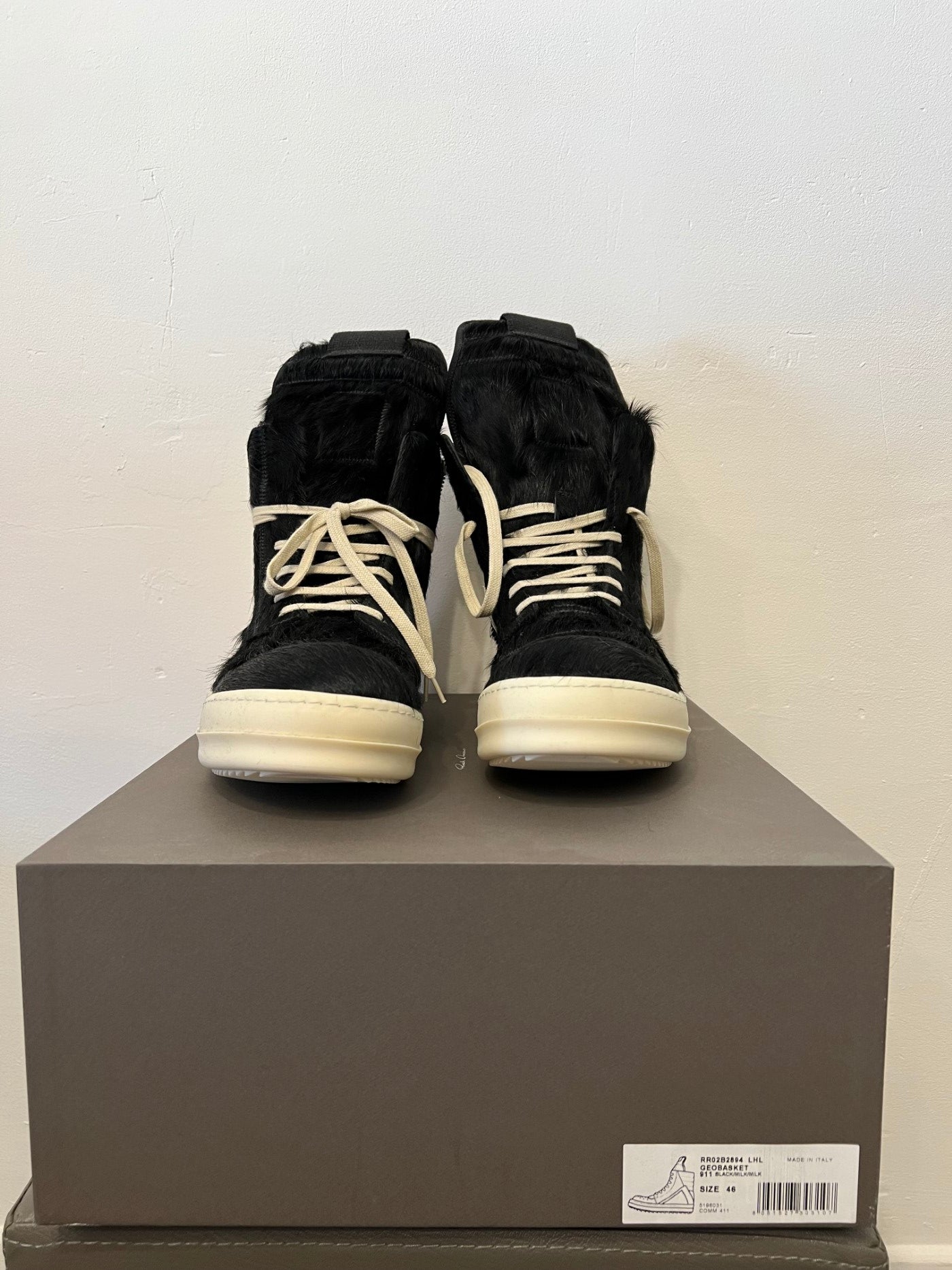 Rick Owens Geobasket pony hair