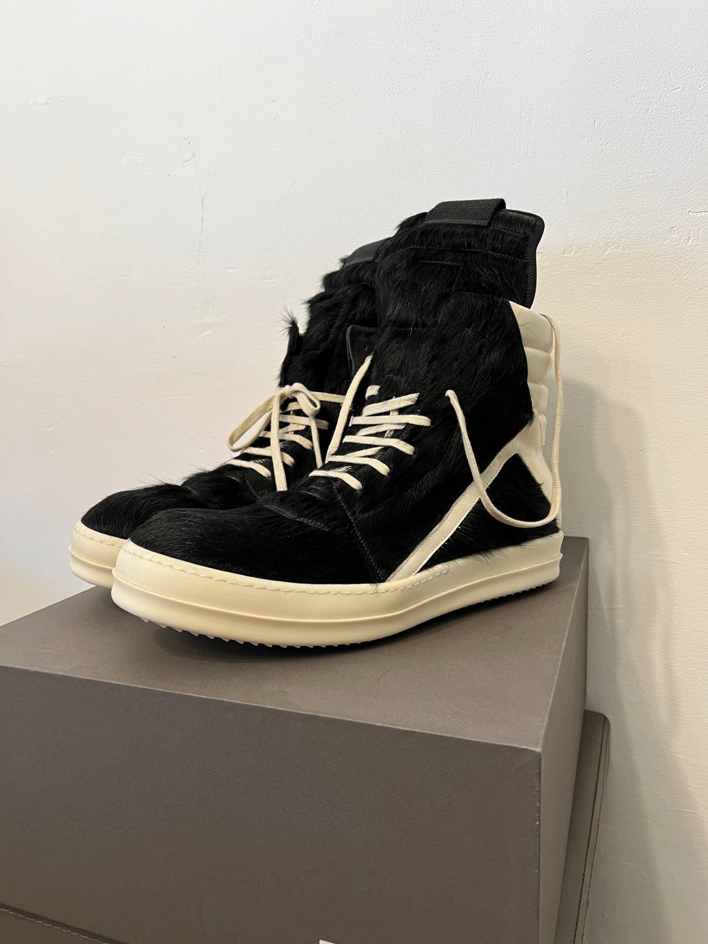 Rick Owens Geobasket pony hair