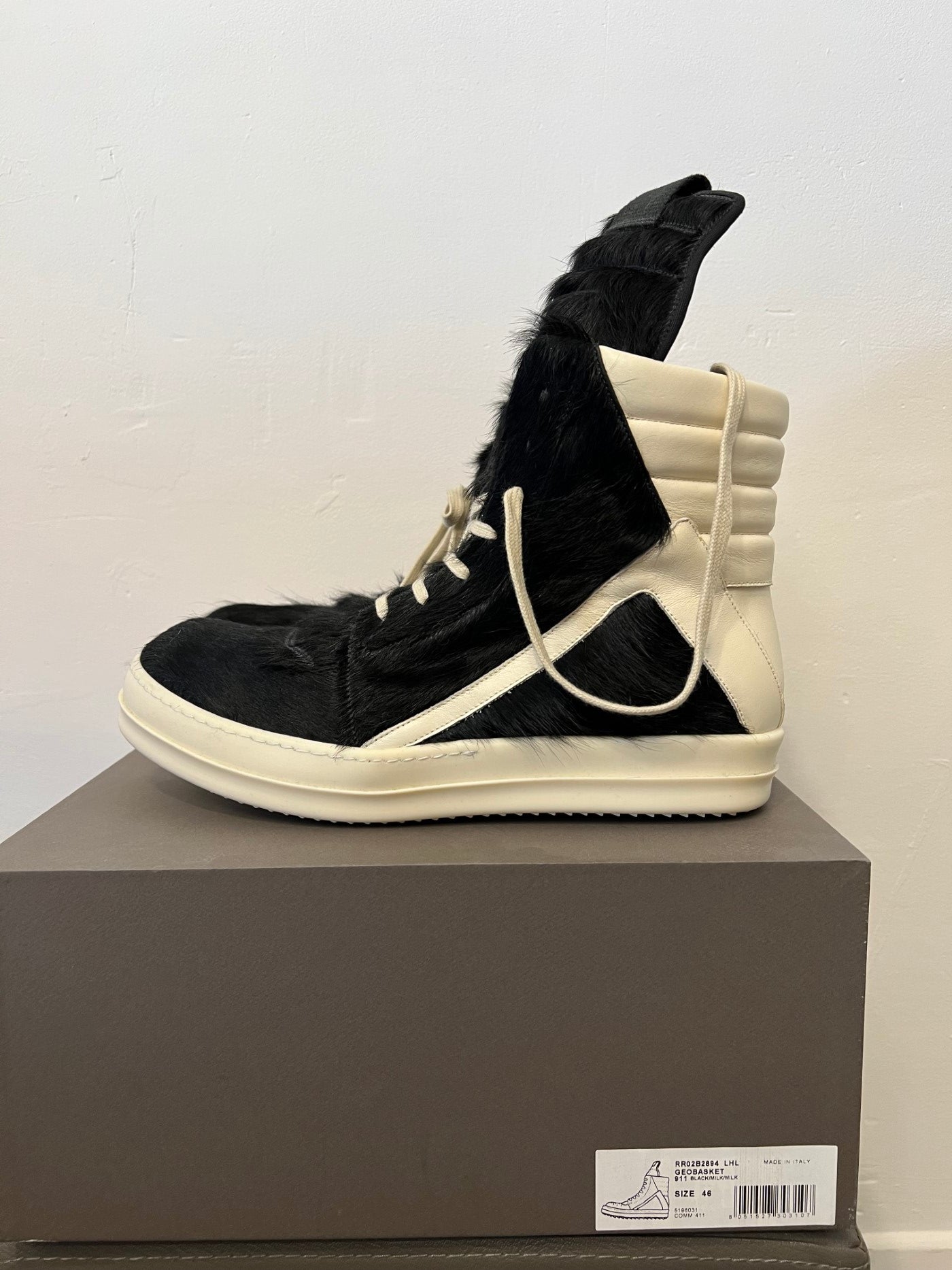 Rick Owens Geobasket pony hair