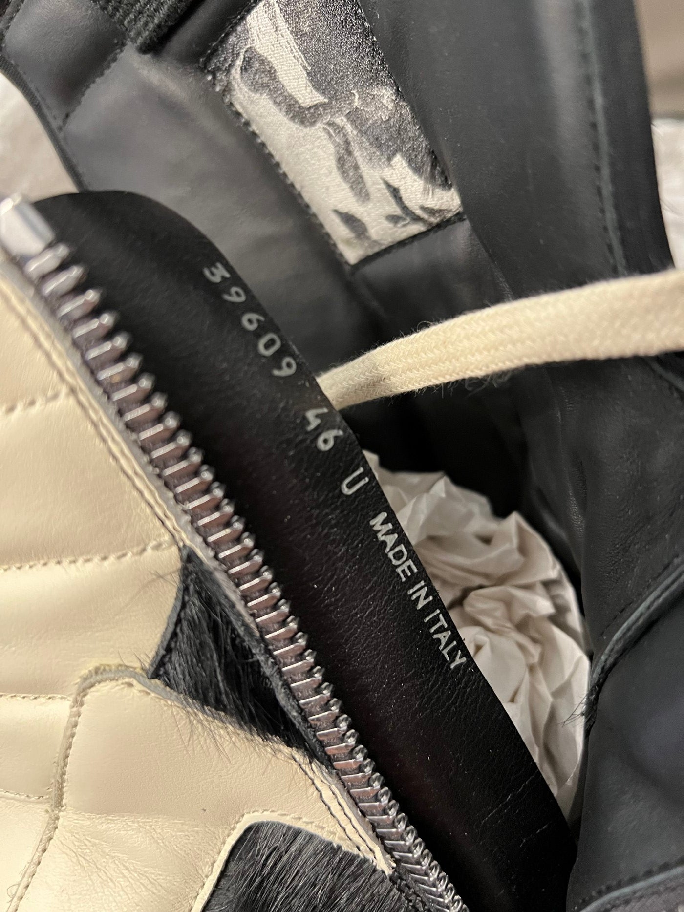 Rick Owens Geobasket pony hair