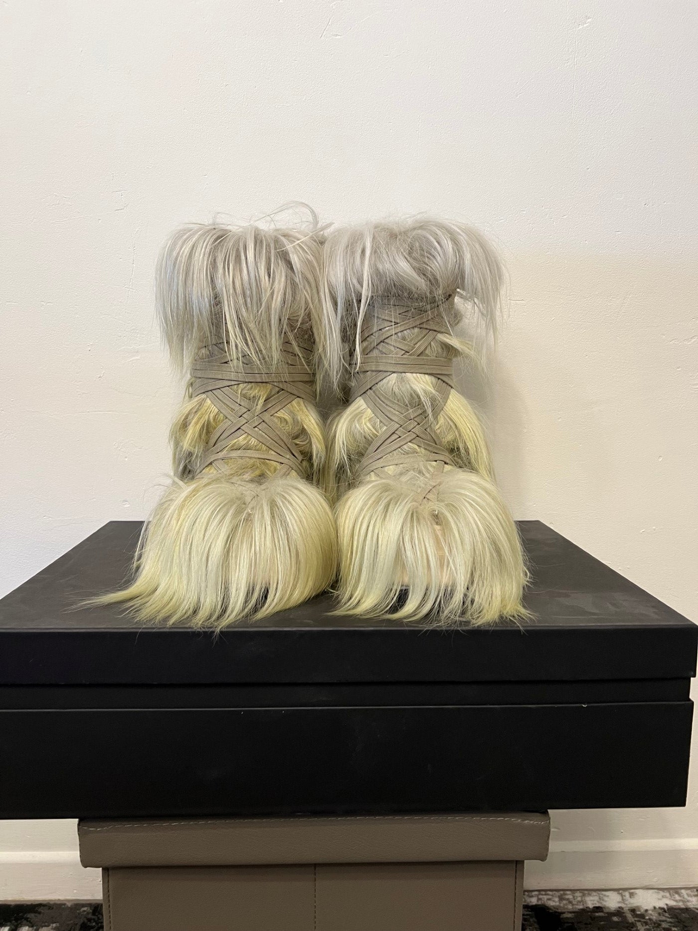 Rick Owens bigrocks acid goat fur