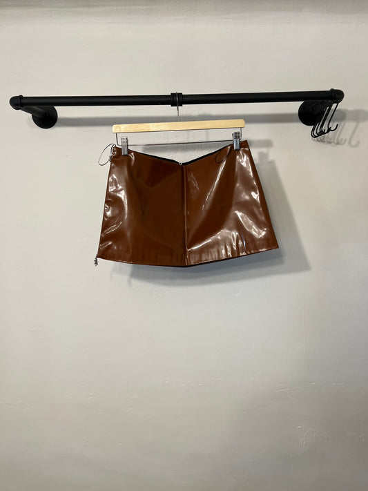 Acne Studio Vinyl Mini Skirt