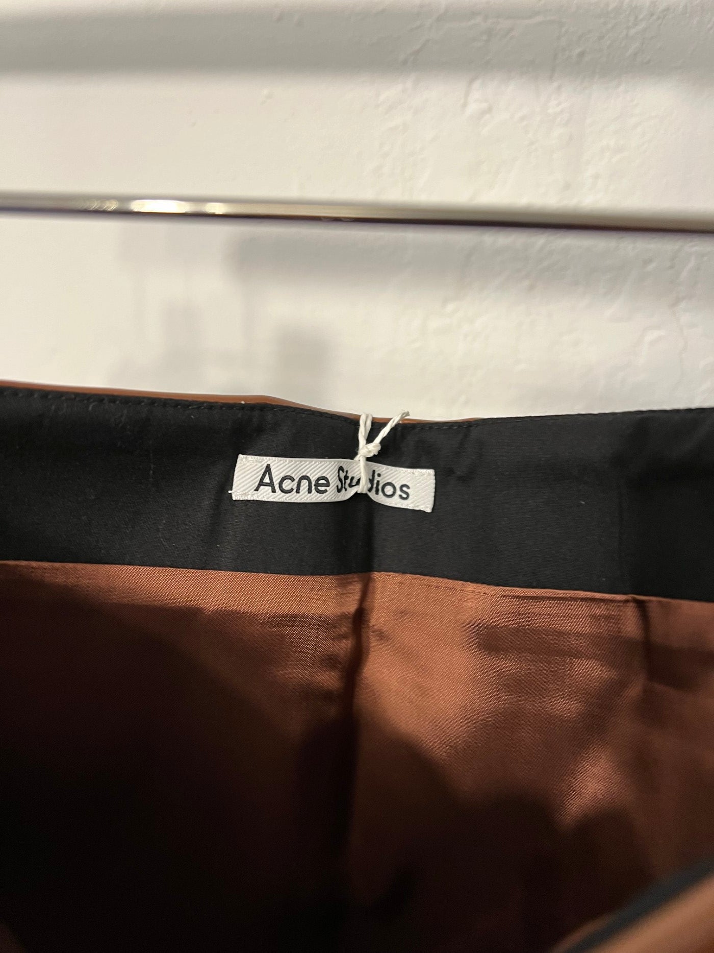 Acne Studio Vinyl Mini Skirt