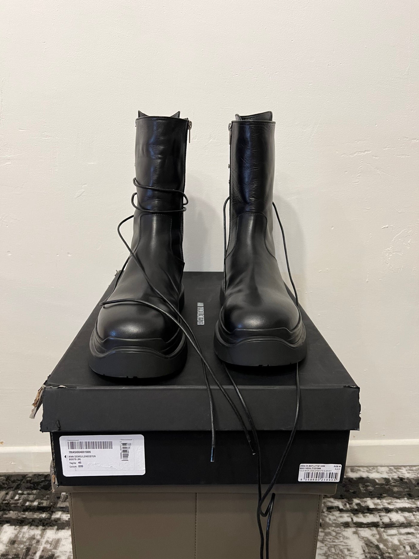 Ann Demeulemeester Black Kole Boots