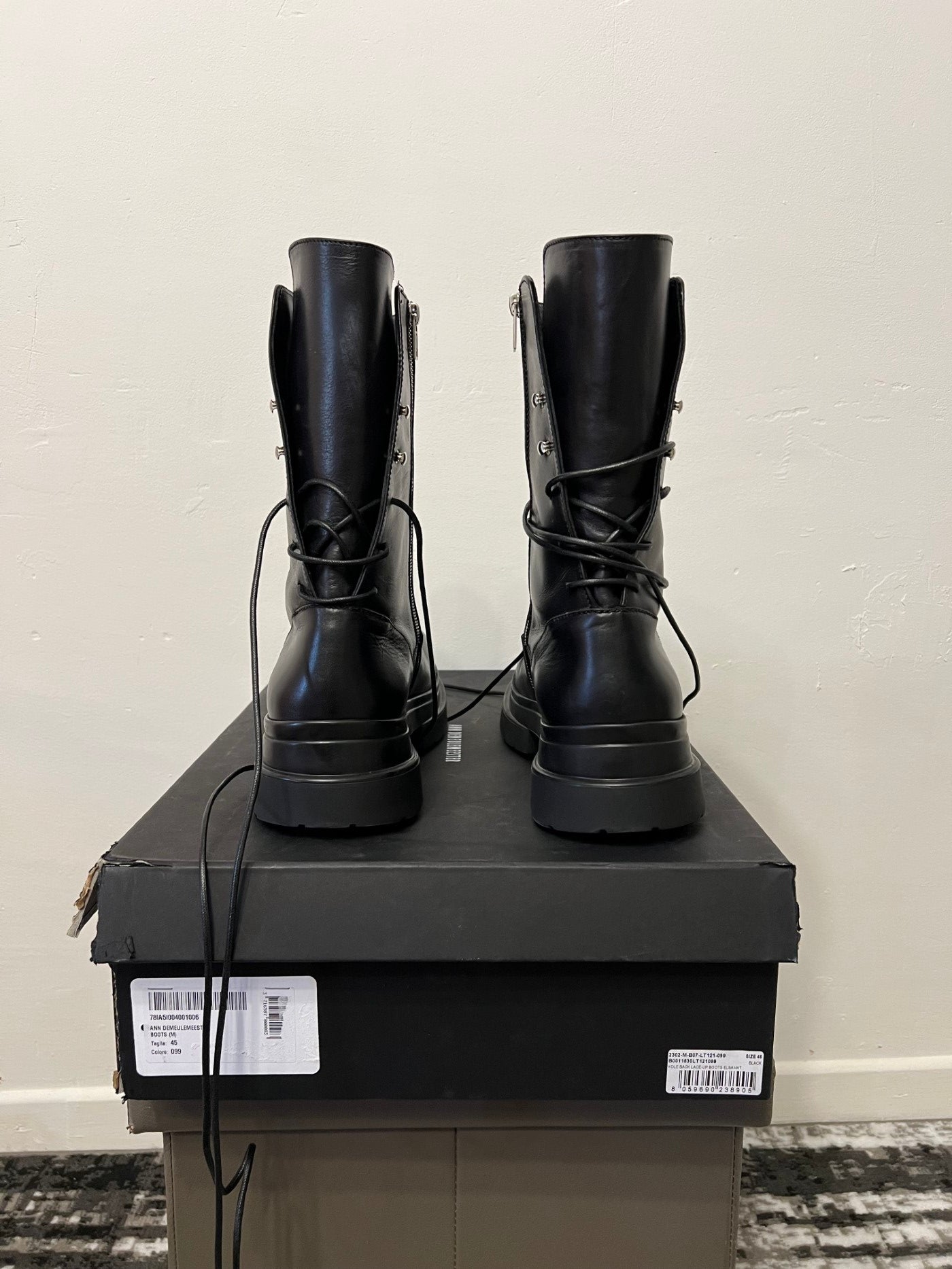 Ann Demeulemeester Black Kole Boots