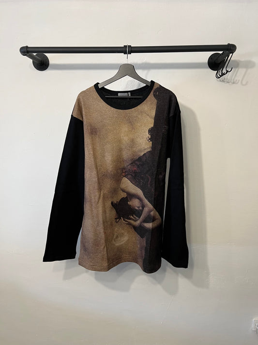 Yohji Yamamoto AW22 printed sweater