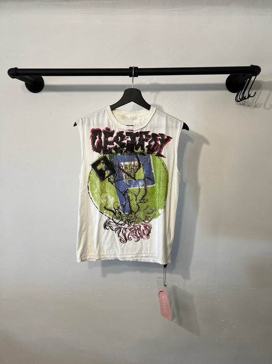 Y's Pink Yohji Yamamoto Seditionaries Inspired tank top