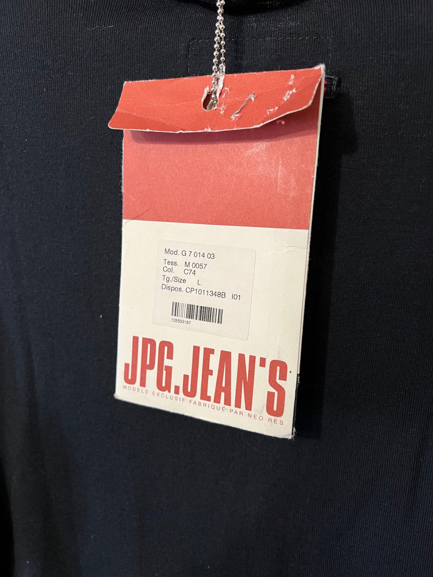 Jean Paul Gaultier Jeans Mesh Mohawk Punk Longsleeves