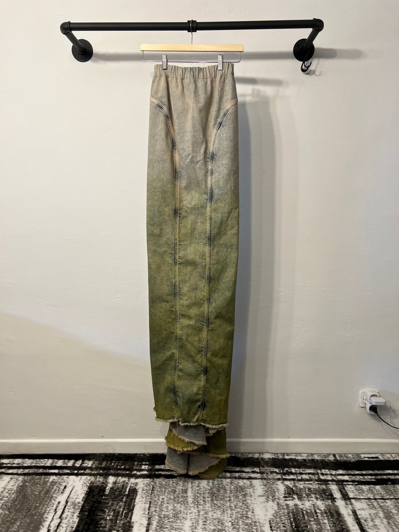 MONCLER + RICK OWENS FW23 Maxi Skirt